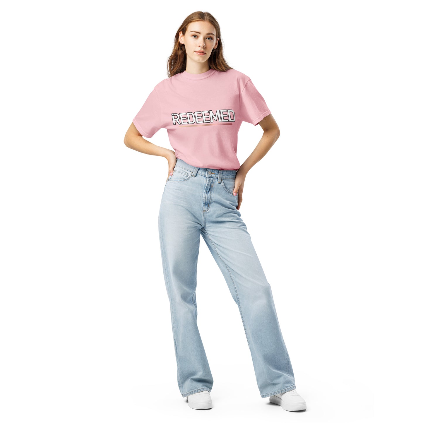 Faith-based garment-dyed t-shirt women’s Christian clothing