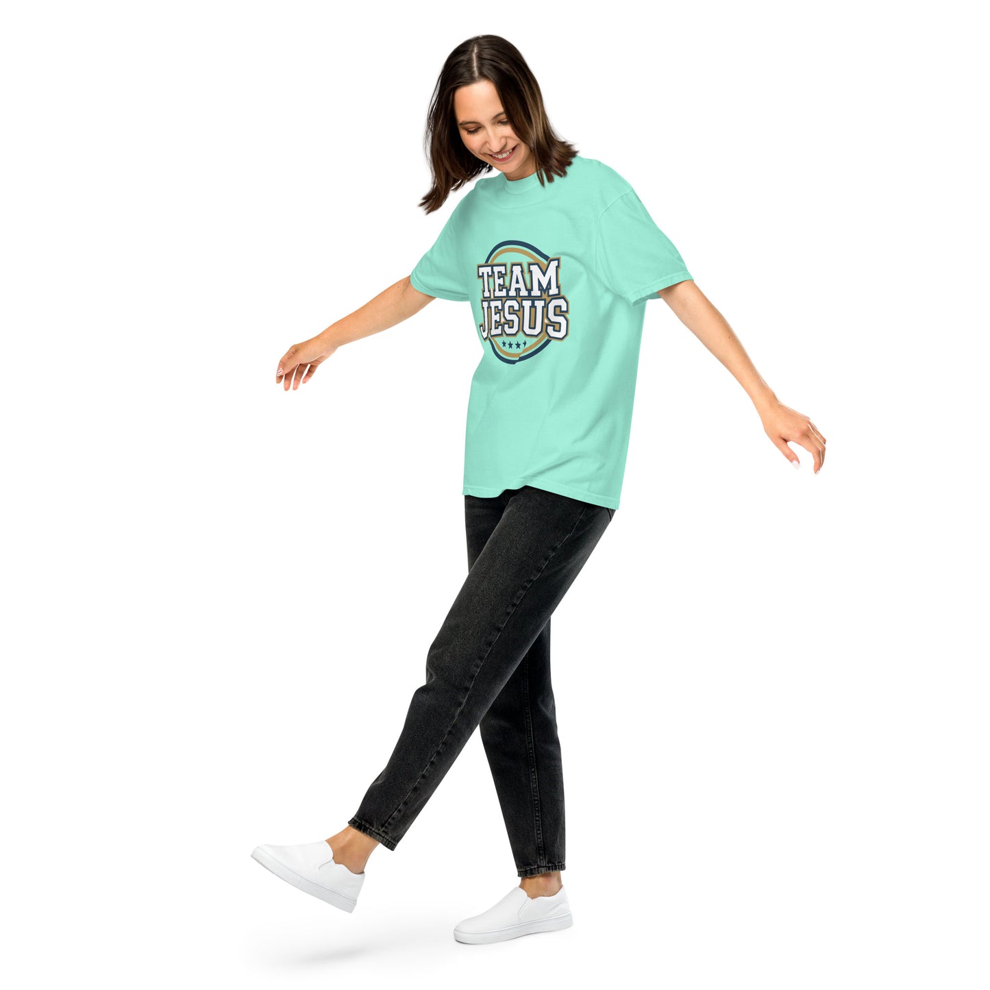 Bible verse shirt for women Team Jesus Christian apparel
