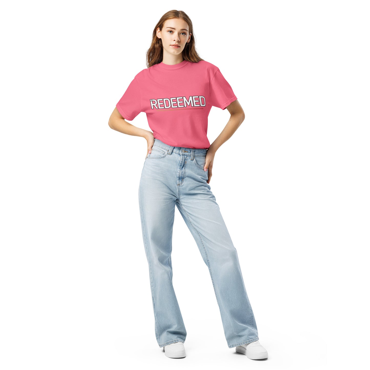 Bible verse shirt for women Redeemed faith apparel
