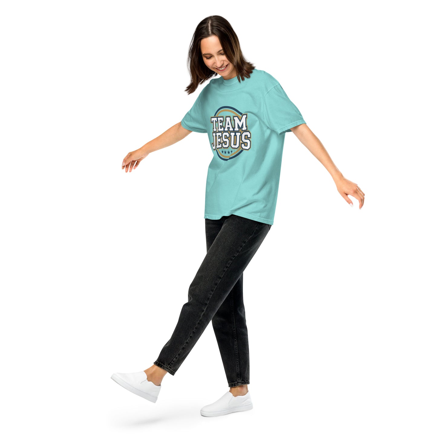 Bible verse shirt for women Team Jesus Christian apparel