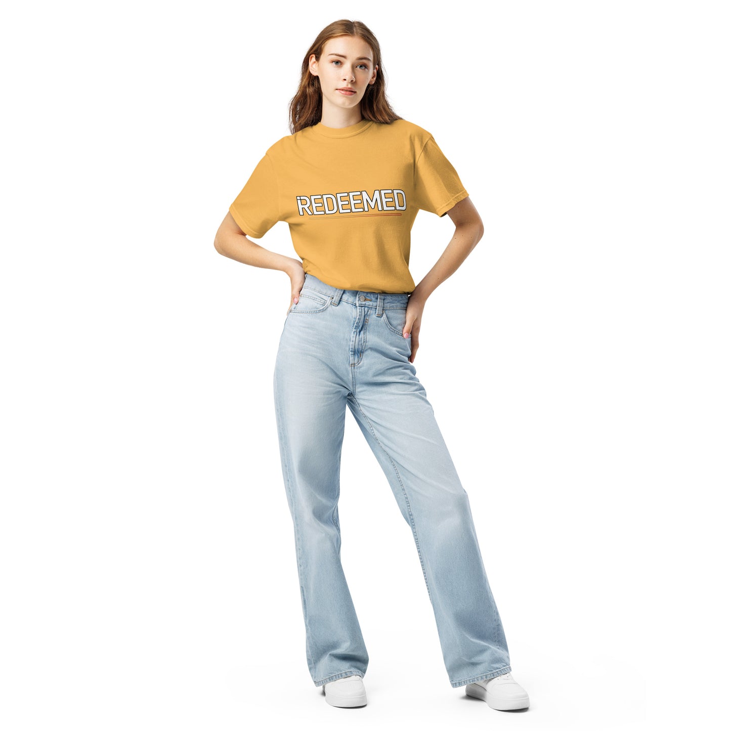 Faith-based garment-dyed t-shirt women’s Christian clothing