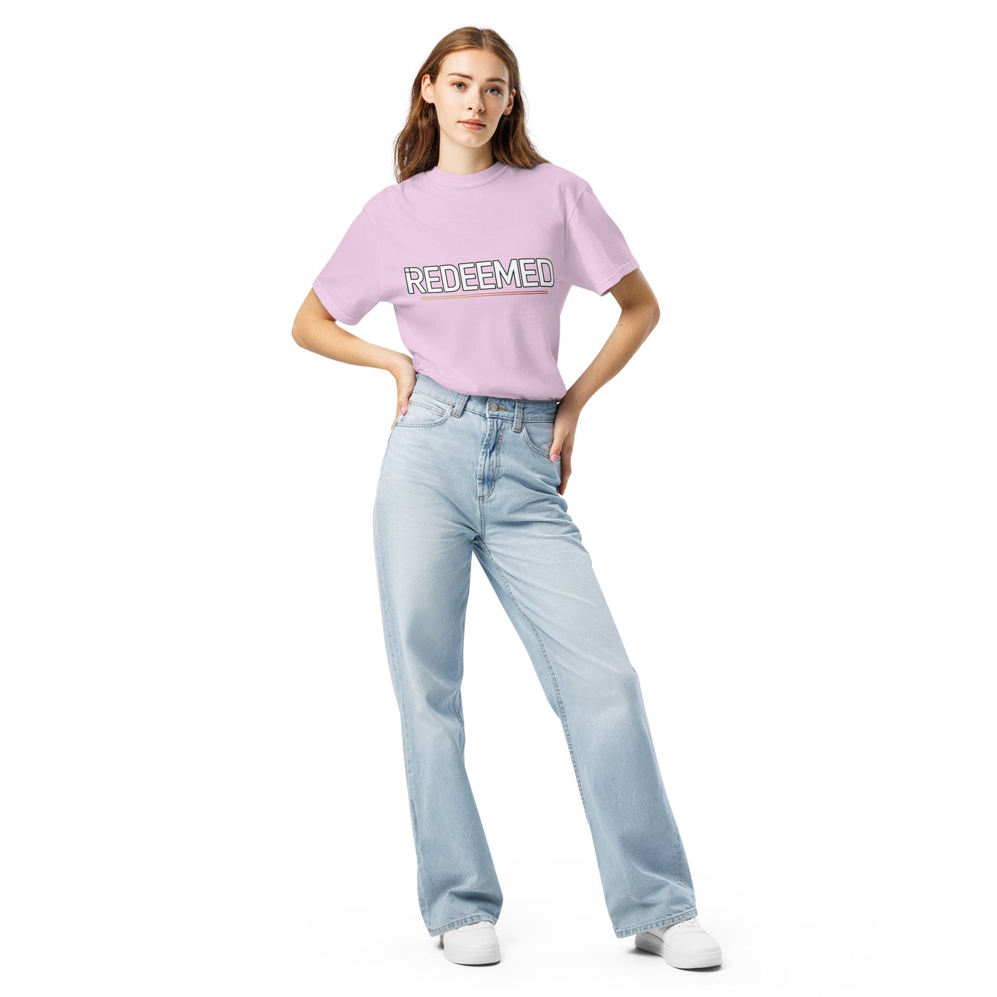 Faith-based garment-dyed t-shirt women’s Christian clothing