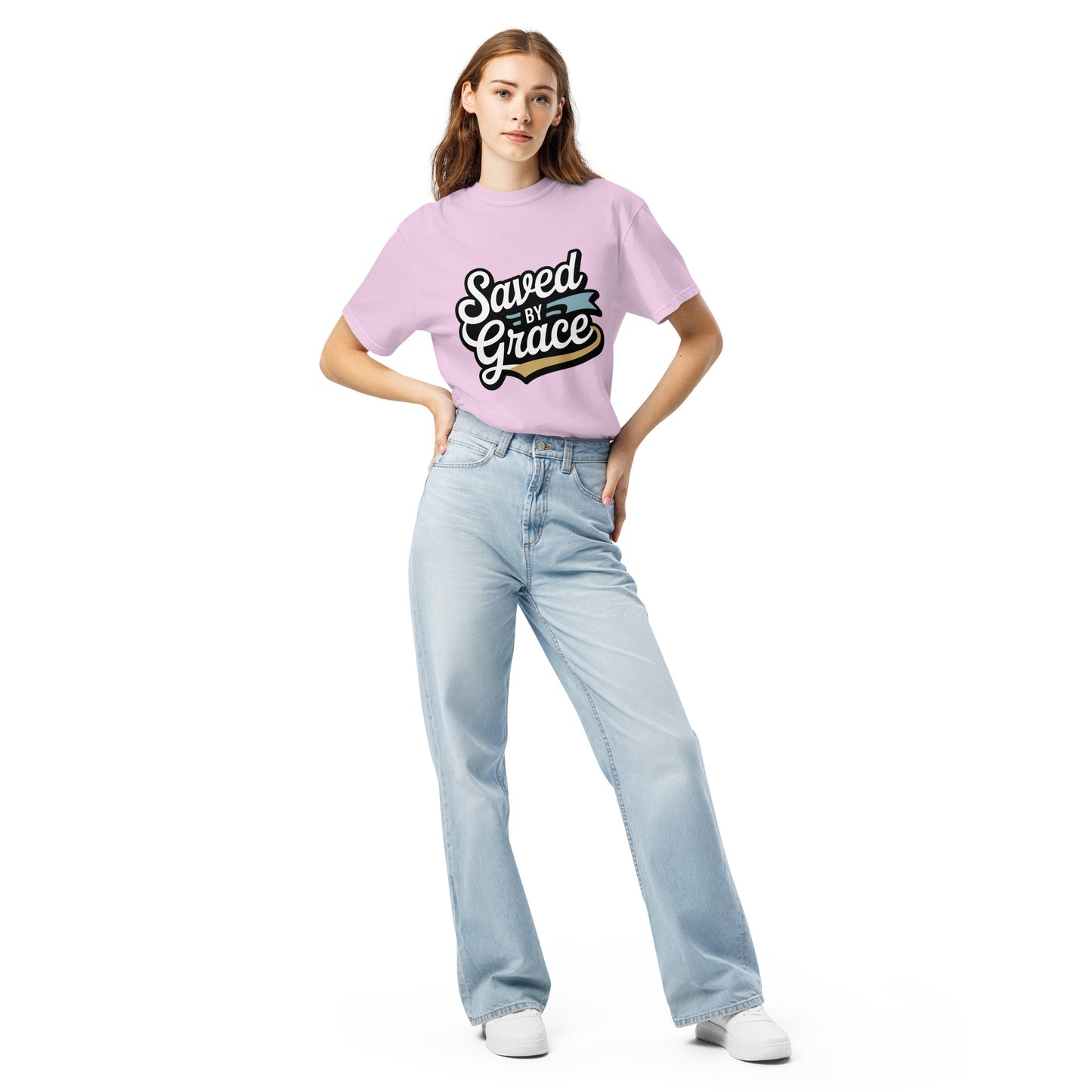 Faith-based women’s garment-dyed t-shirt