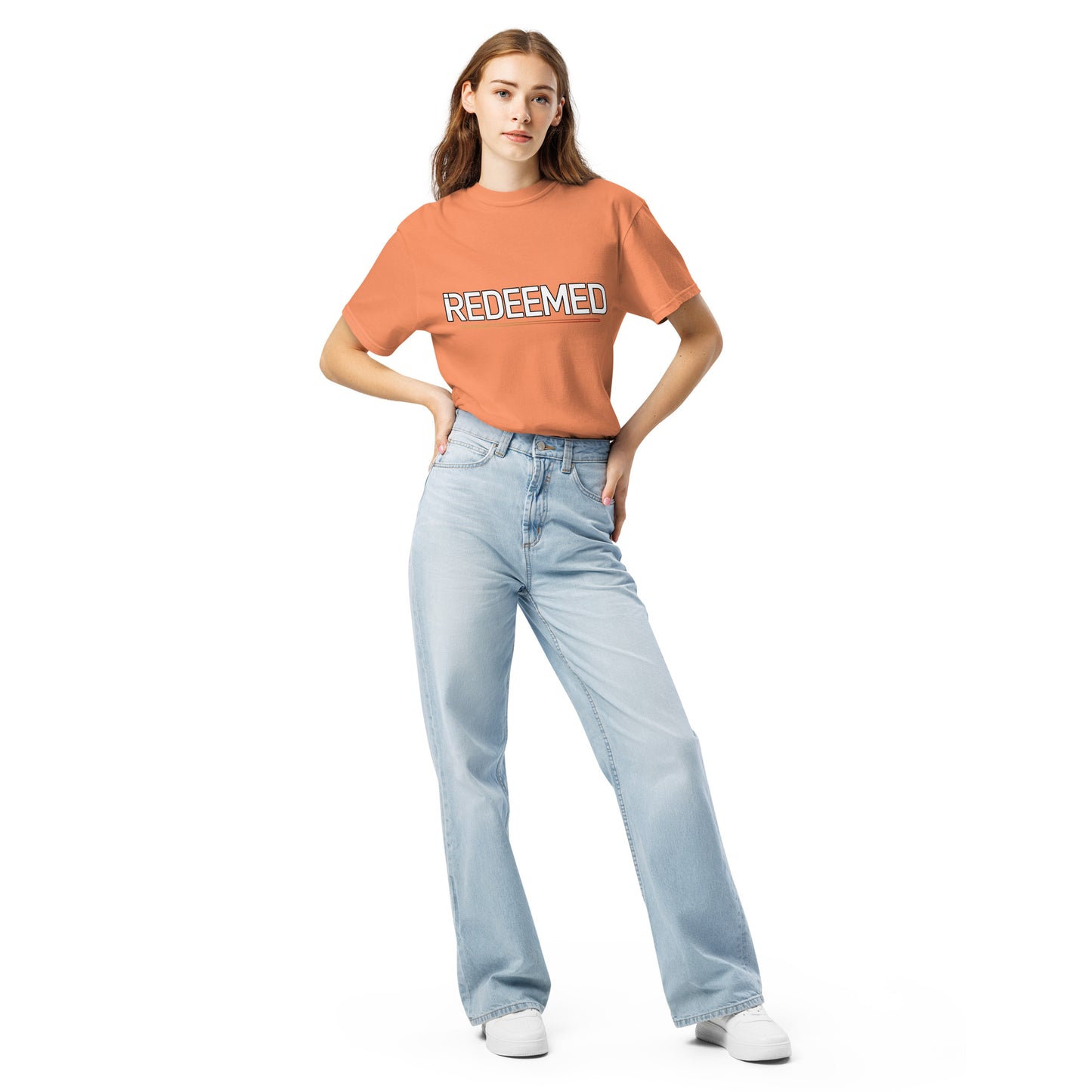 Bible verse shirt for women Redeemed faith apparel