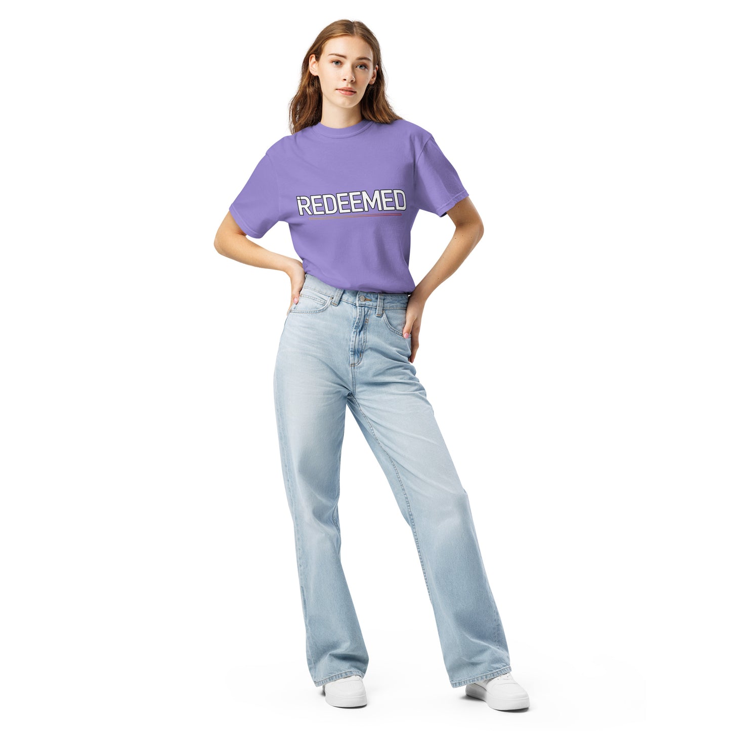 Bible verse shirt for women Redeemed faith apparel