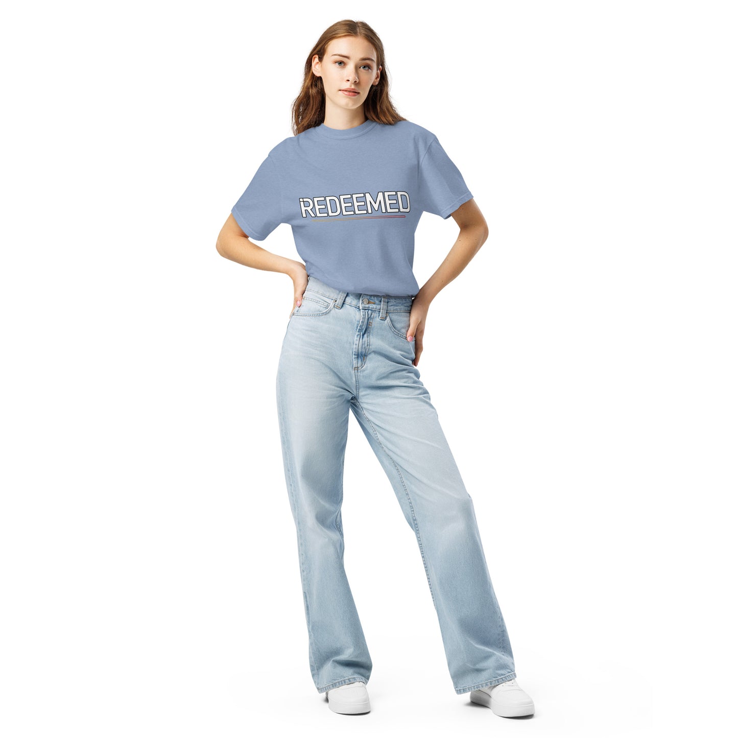 Faith-based garment-dyed t-shirt women’s Christian clothing