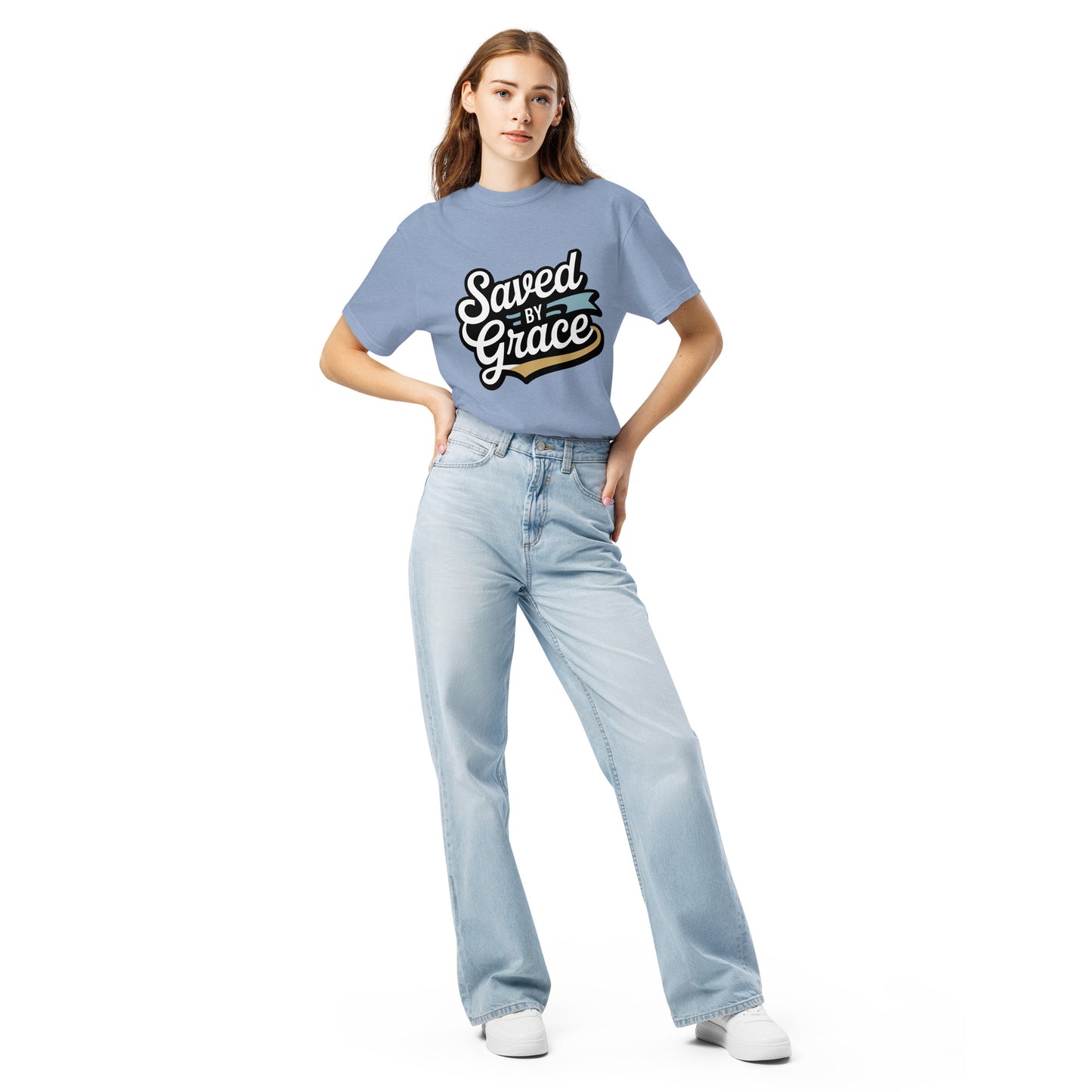 Faith-based women’s garment-dyed t-shirt