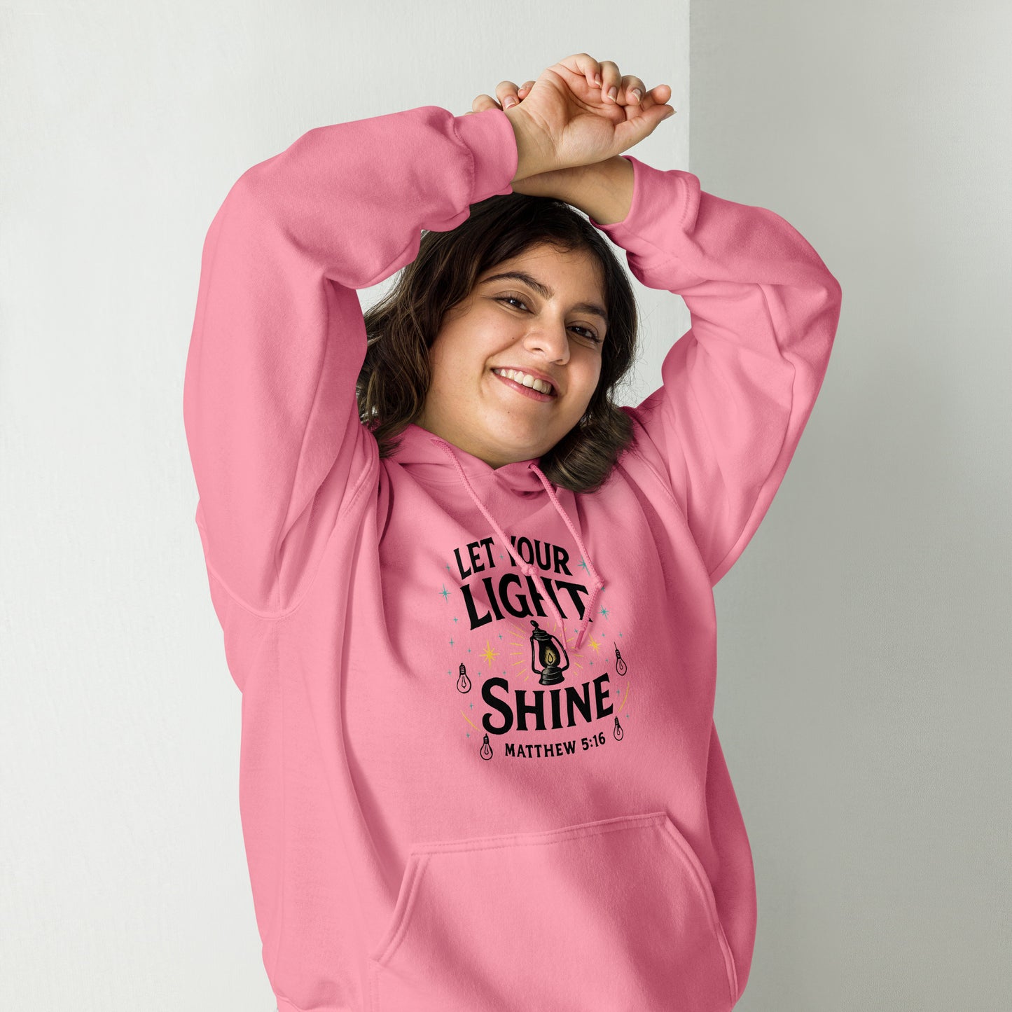 Bible verse hoodie with front pouch pocket