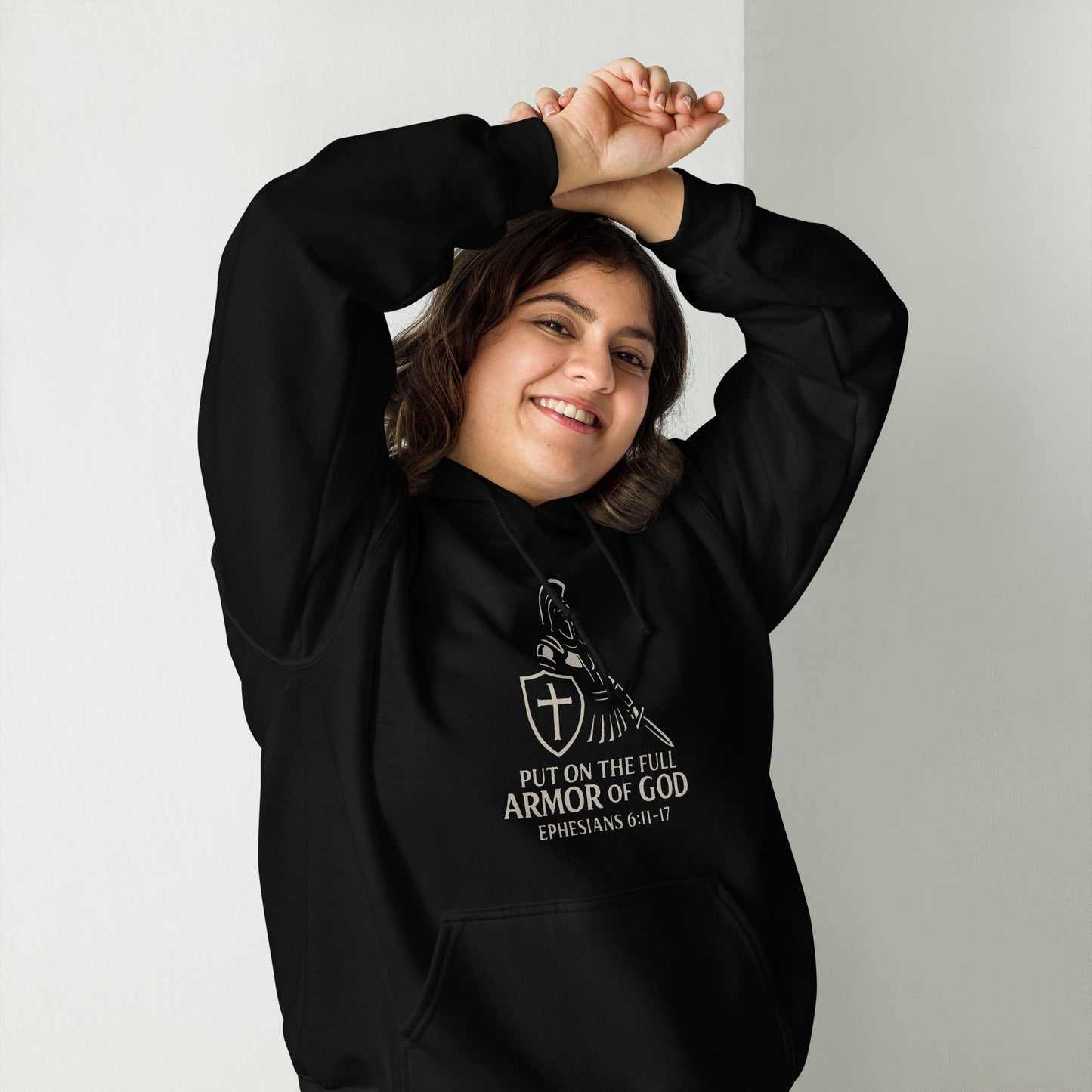 Put on the Full Armor of God Christian hoodie