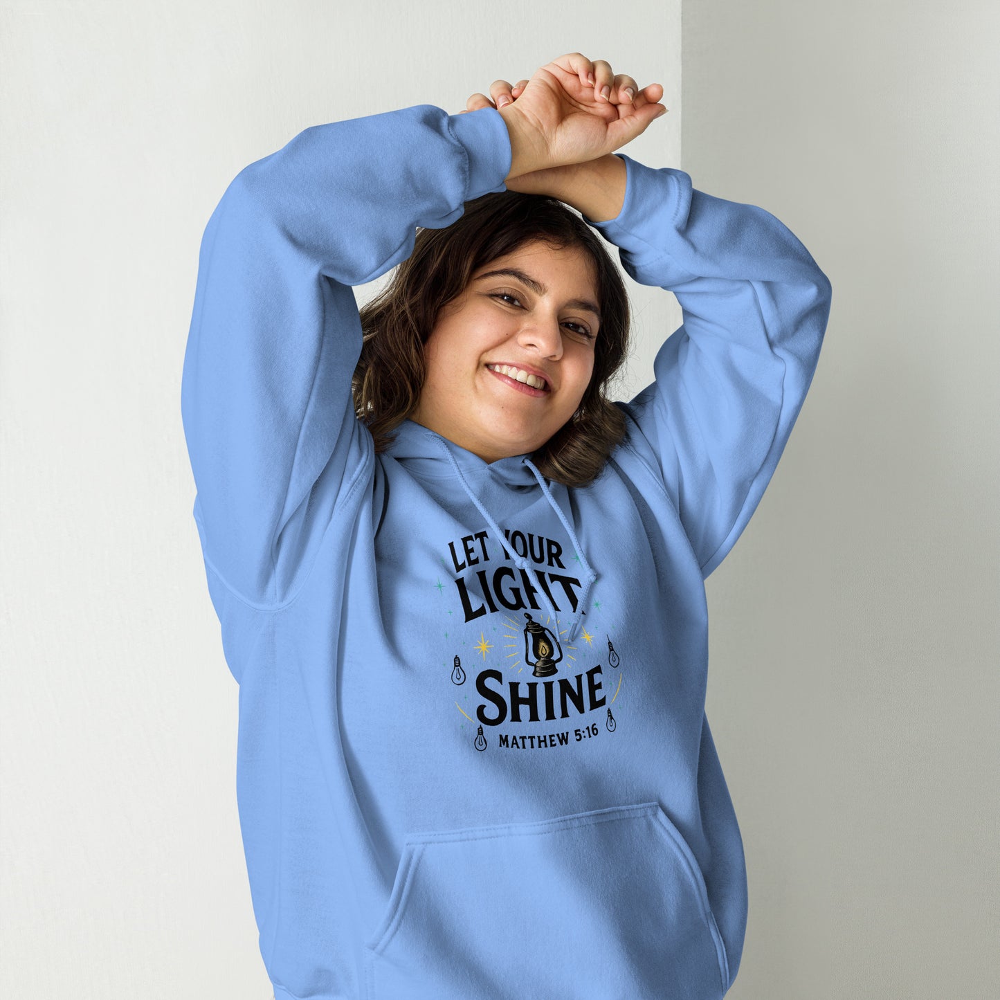 Let Your Light Shine Christian hoodie