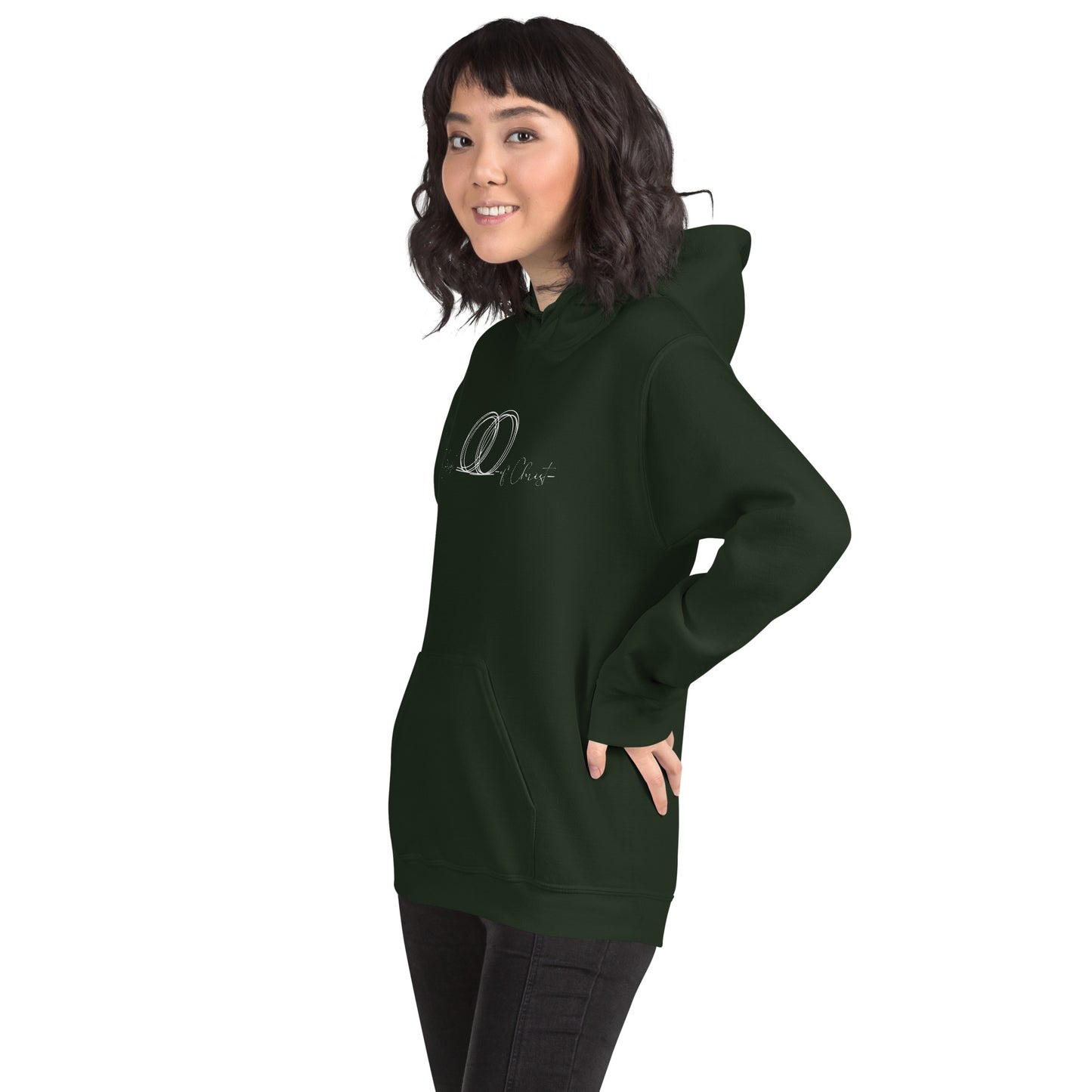Soft Christian hoodie with double-lined hood and durable stitching