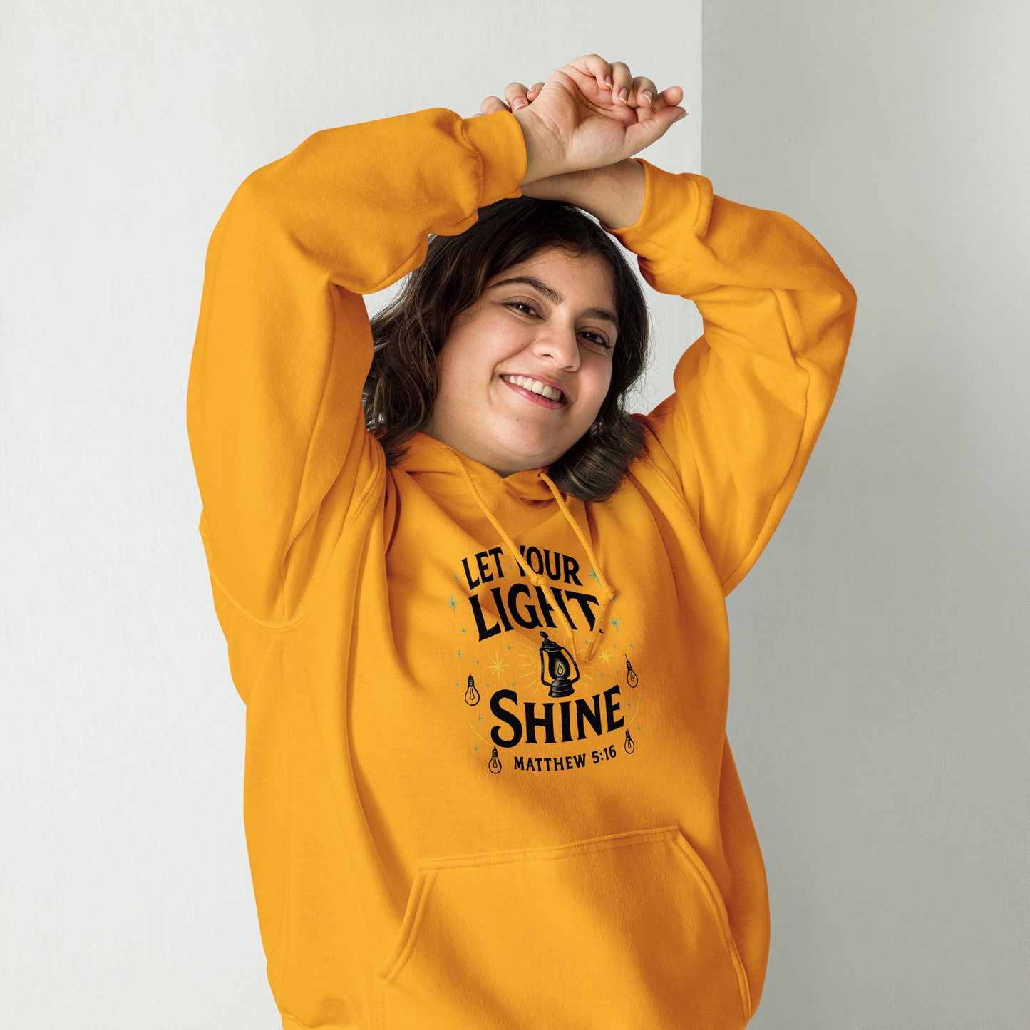 Bible verse hoodie with front pouch pocket