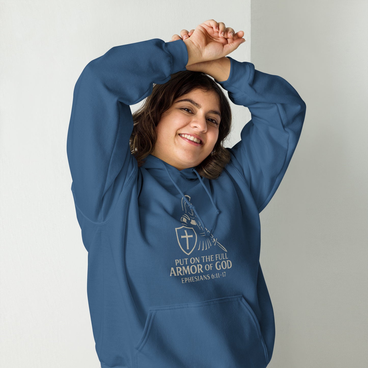 Put on the Full Armor of God Christian hoodie
