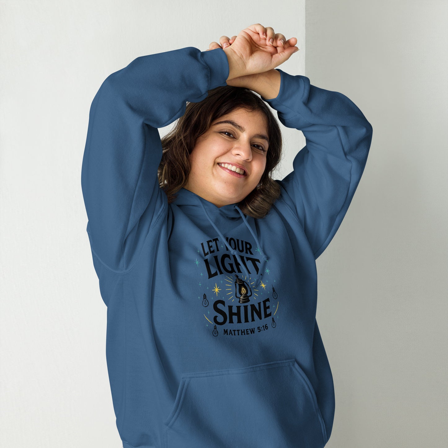 Let Your Light Shine Christian hoodie