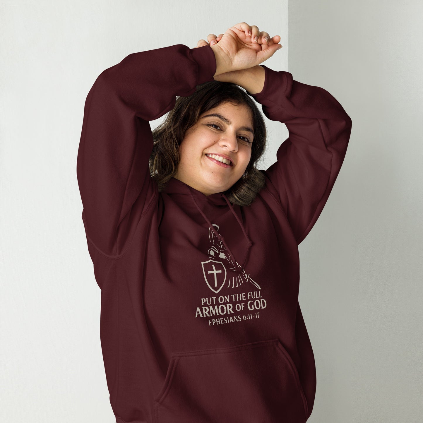 Put on the Full Armor of God Christian hoodie