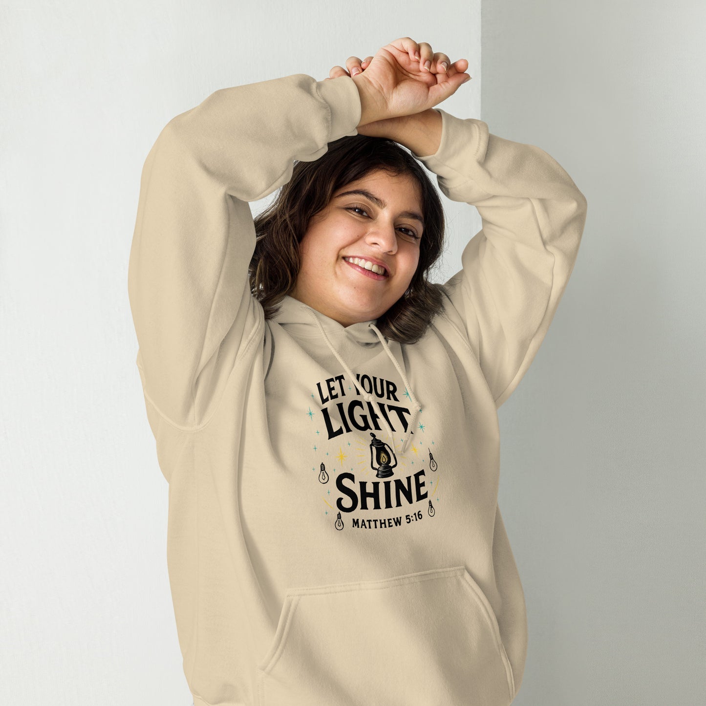 Bible verse hoodie with front pouch pocket