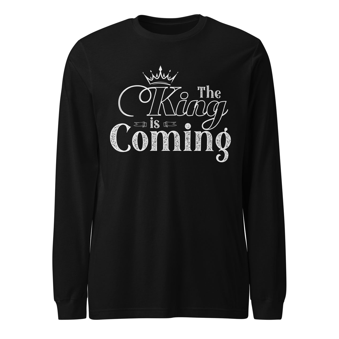 Christian men’s long sleeve t-shirt made of soft cotton for everyday faith-based wear