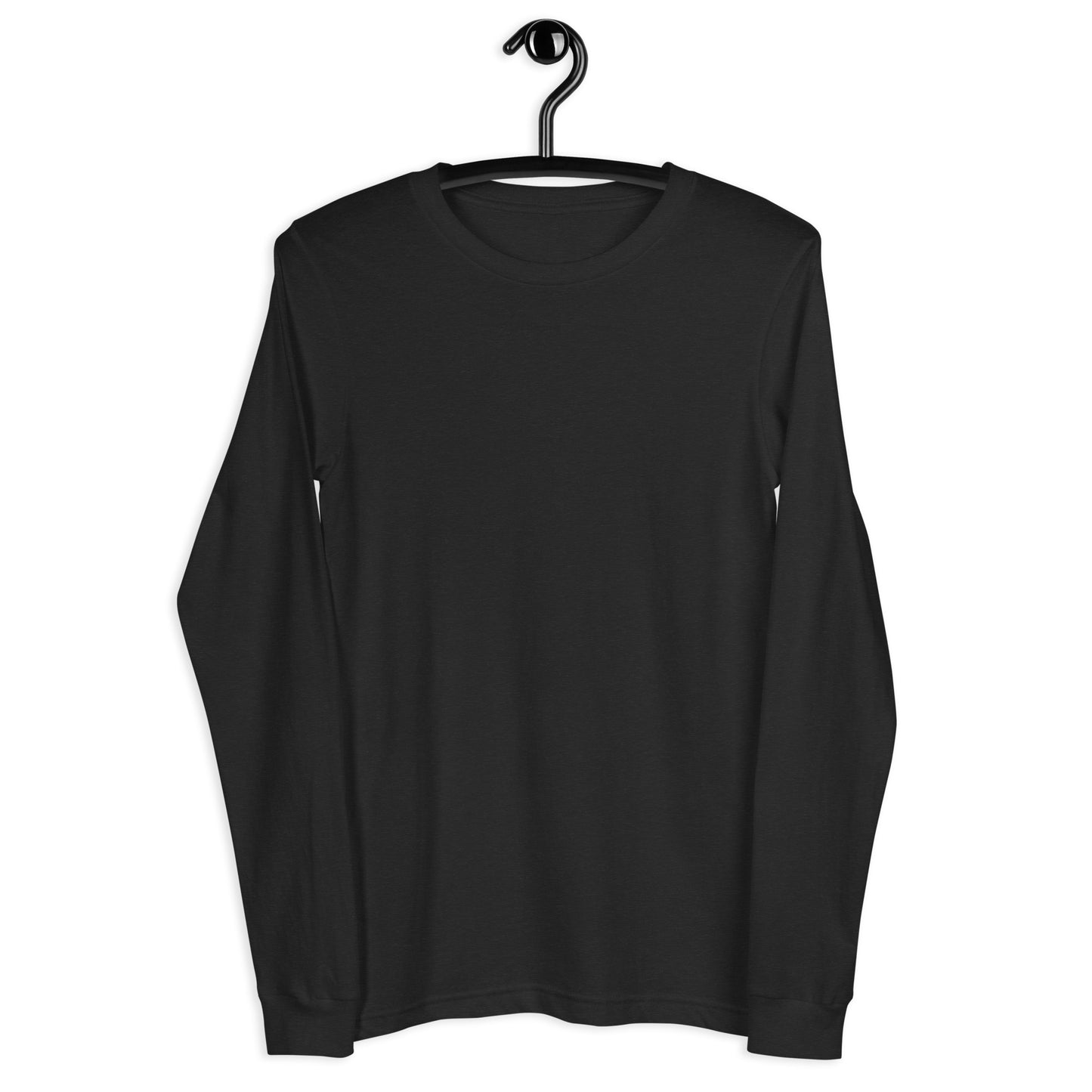 Christian men’s long sleeve t-shirt made of soft cotton for everyday faith-based wear
