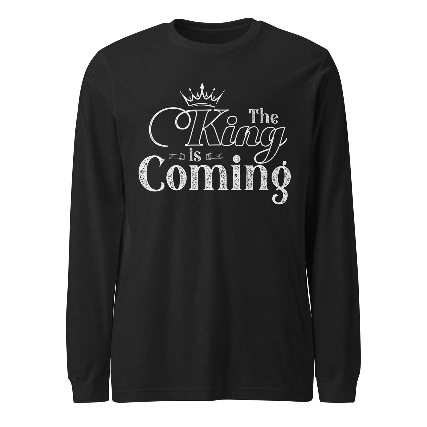 Christian men’s long sleeve t-shirt made of soft cotton for everyday faith-based wear
