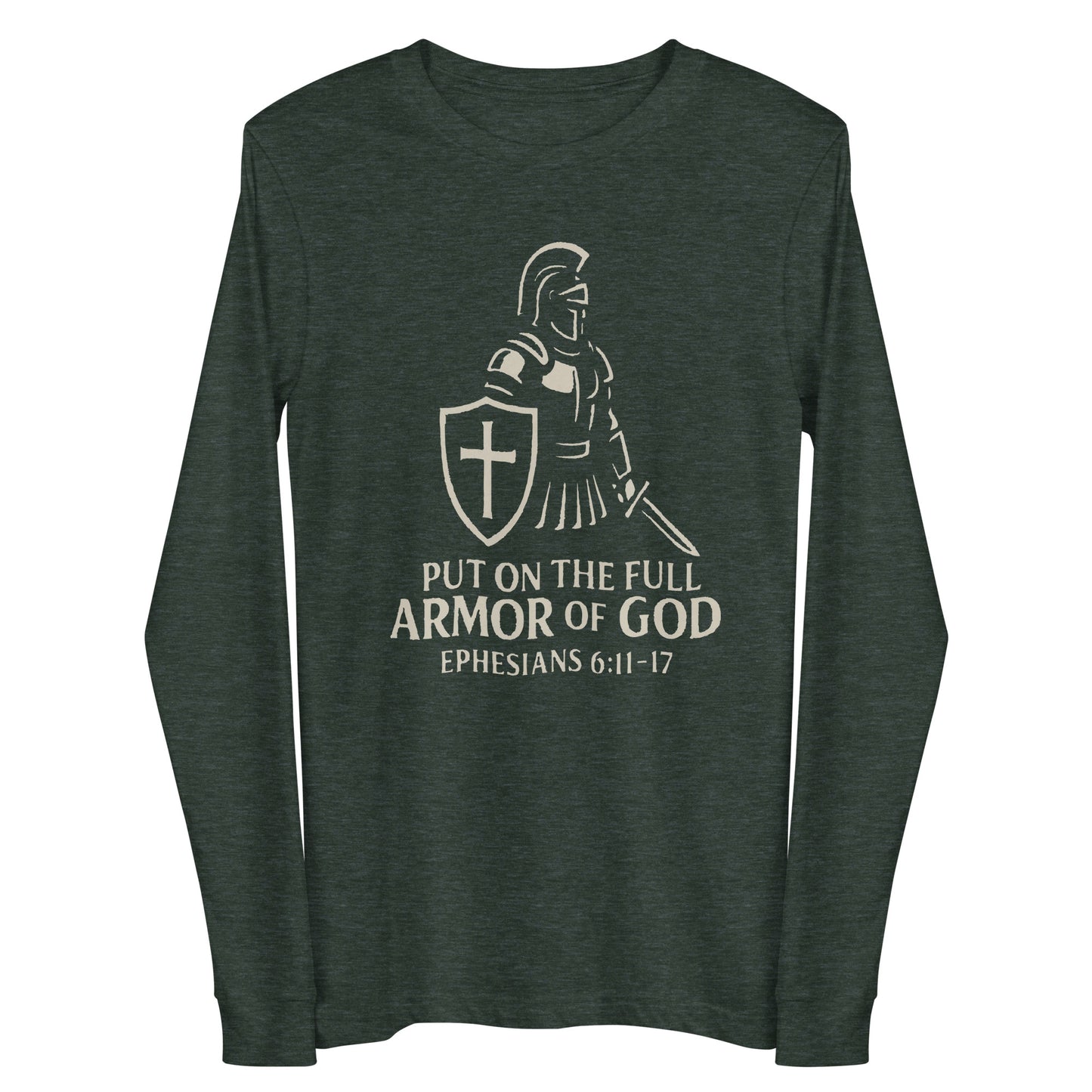 Christian apparel with scripture design
