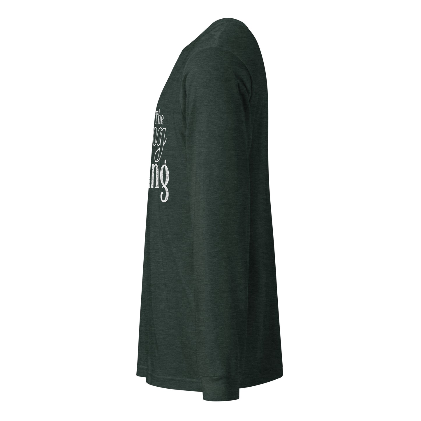 Faith-based long sleeve t-shirt for comfortable Christian streetwear
