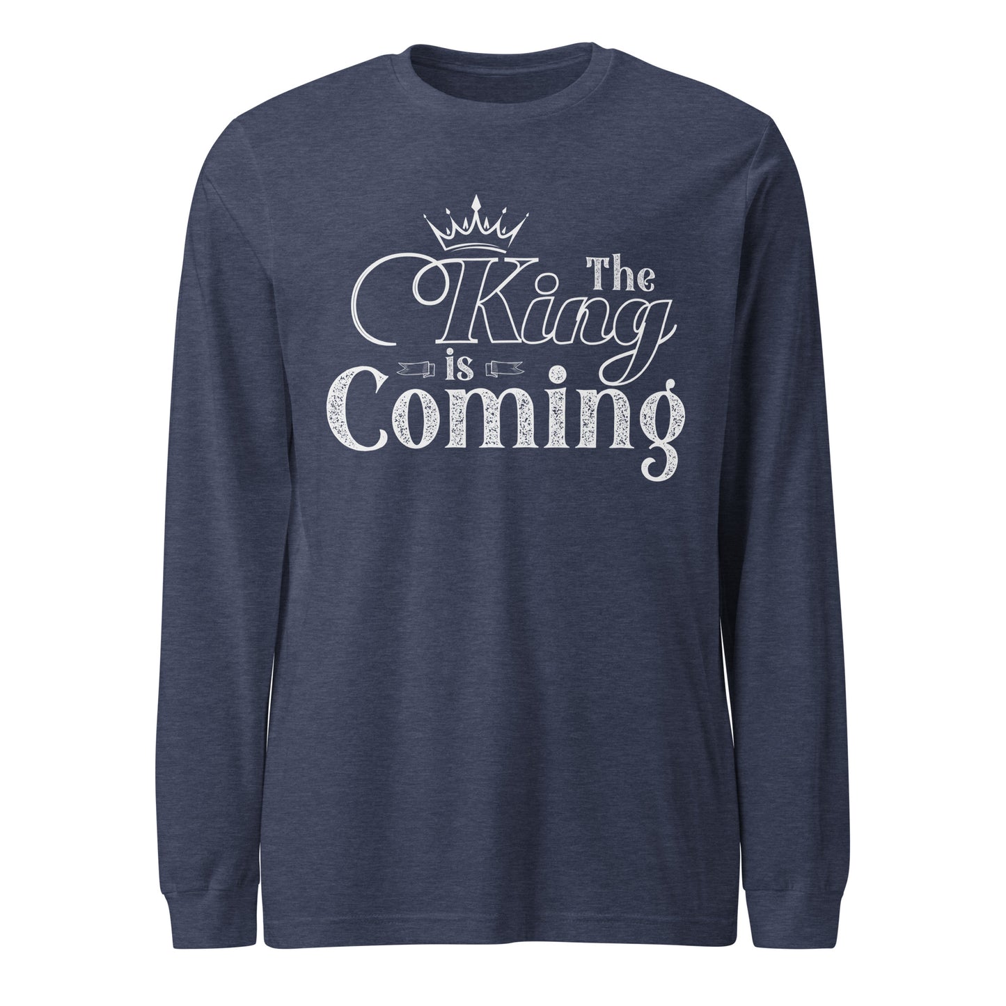 Christian men’s crew neck long sleeve tee with ribbed cuffs and modern fit