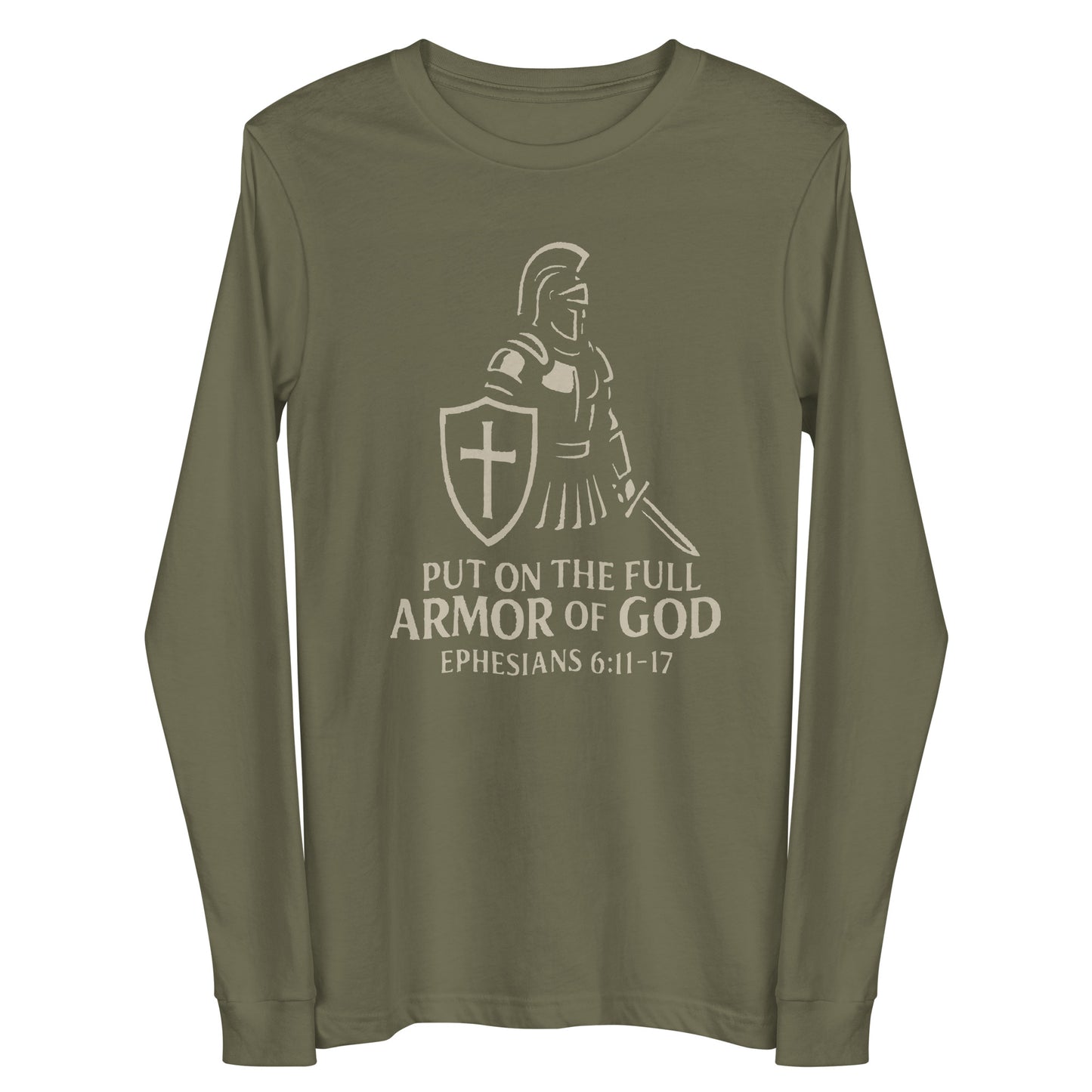 Christian apparel with scripture design