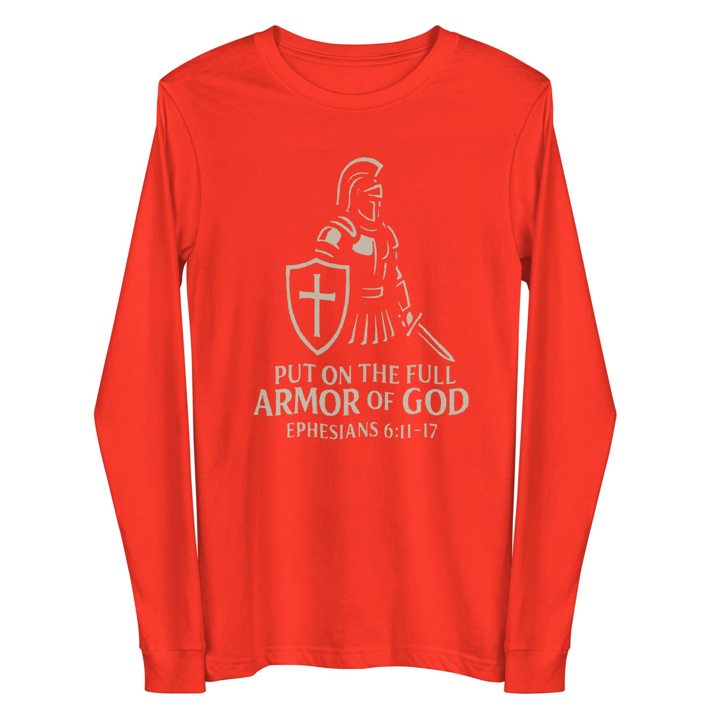 Christian apparel with scripture design