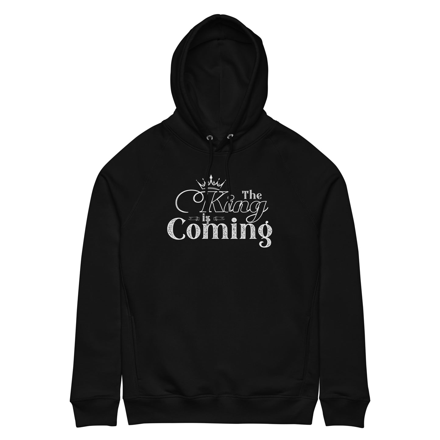 Christian organic side pocket hoodie for men in eco-friendly cotton
