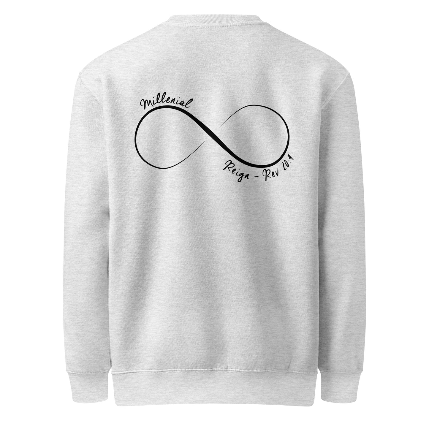 Christian premium crew neck sweatshirt in soft cotton fleece