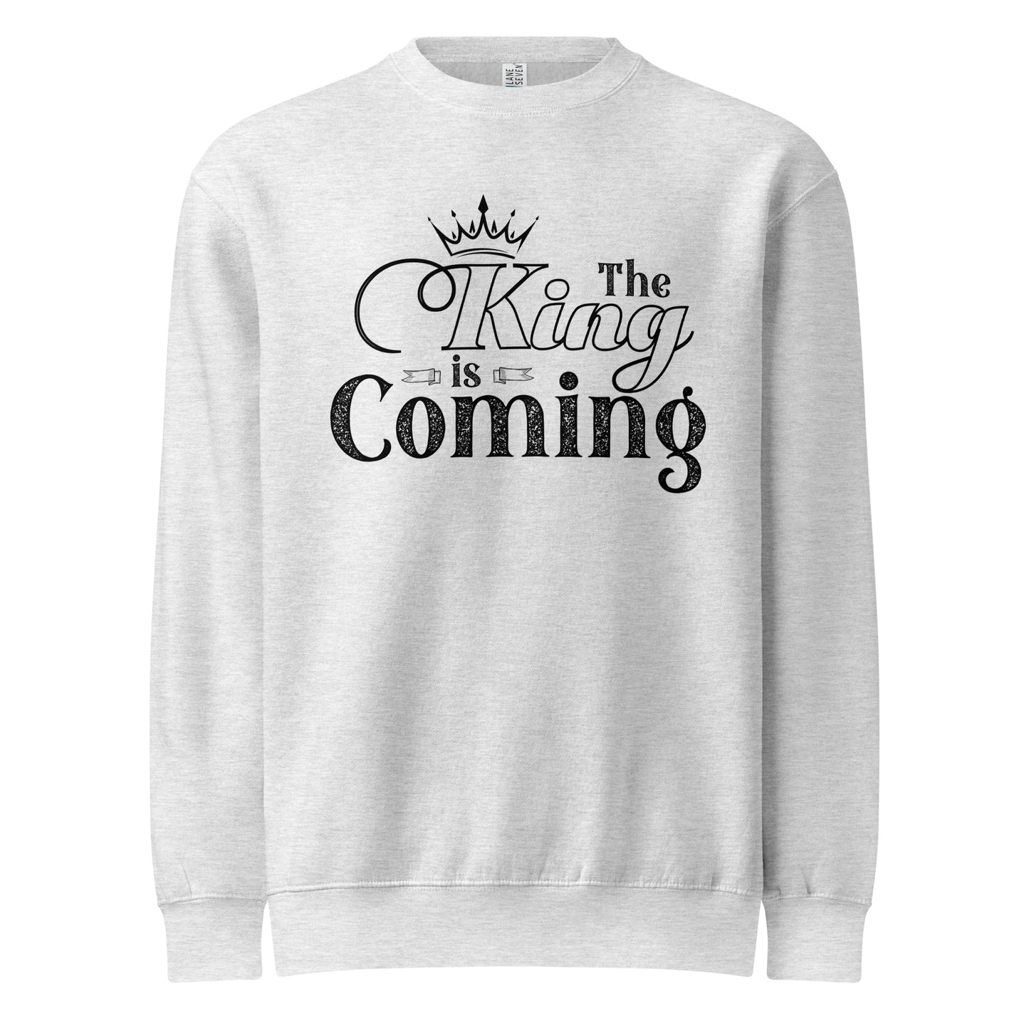 Christian premium crew neck sweatshirt in soft cotton fleece