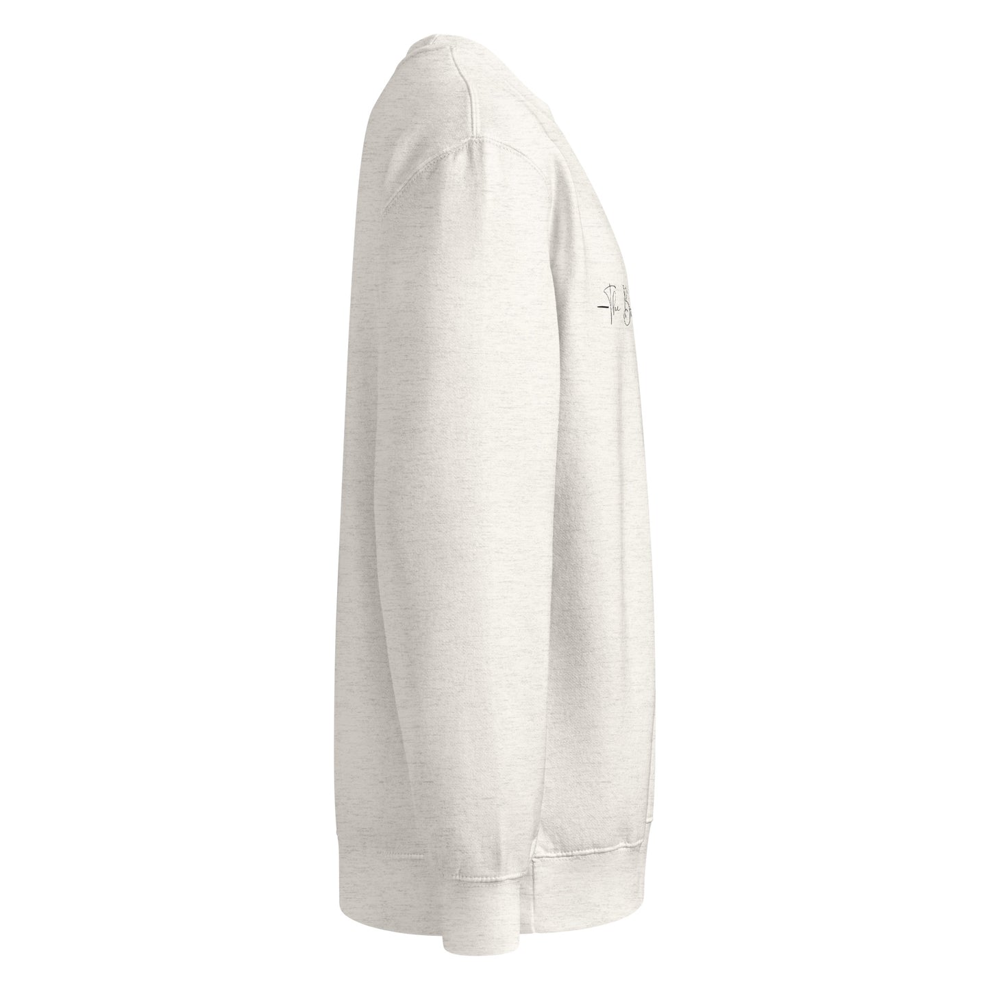 Durable Christian crew neck sweatshirt with structured fit