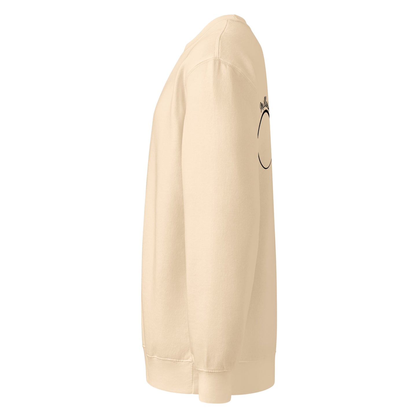 Faith-based crew neck pullover with recycled polyester blend