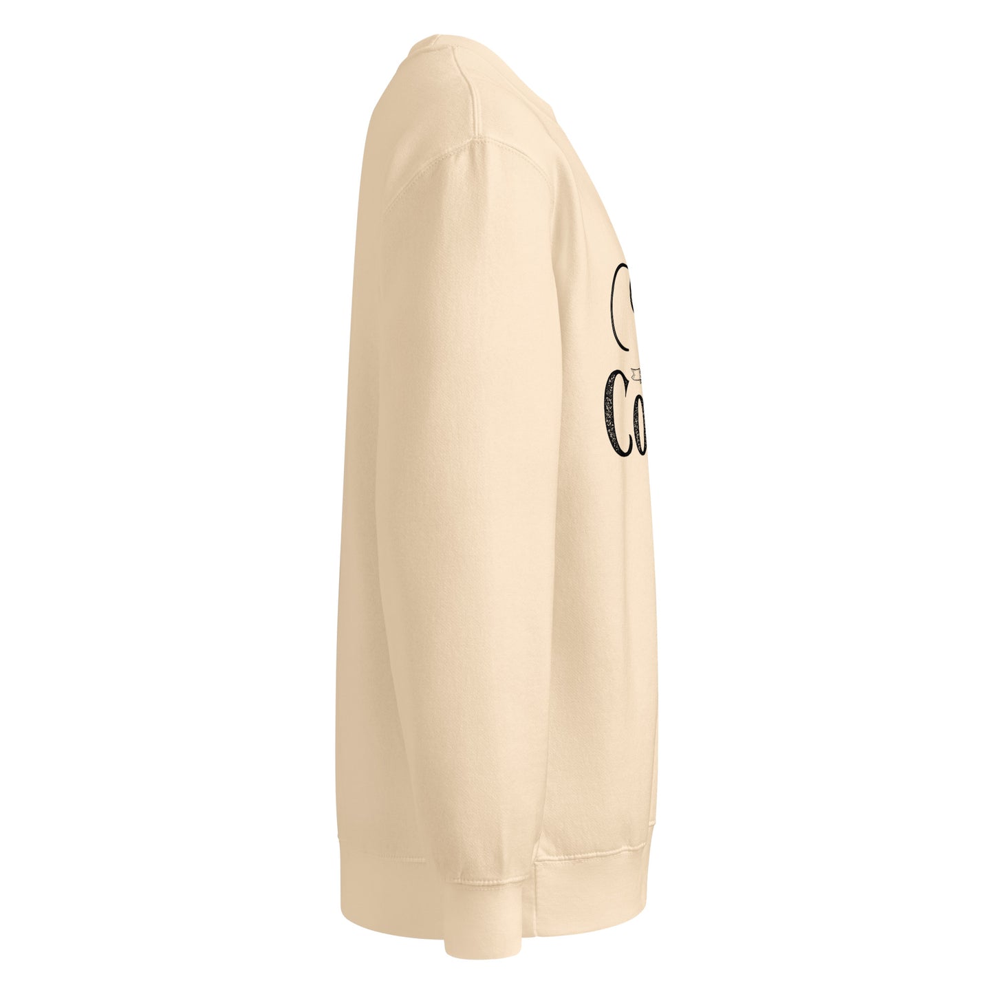 Faith-based crew neck pullover with recycled polyester blend
