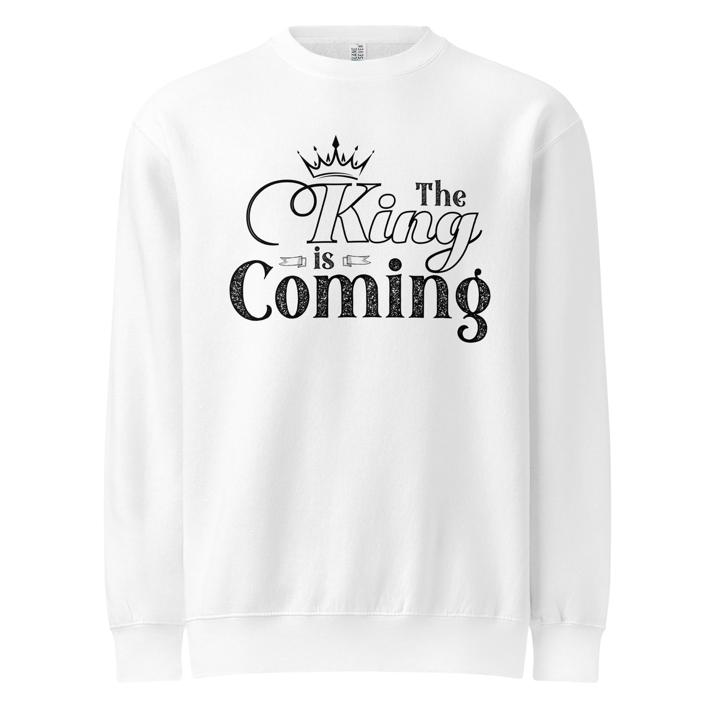 Christian premium crew neck sweatshirt in soft cotton fleece