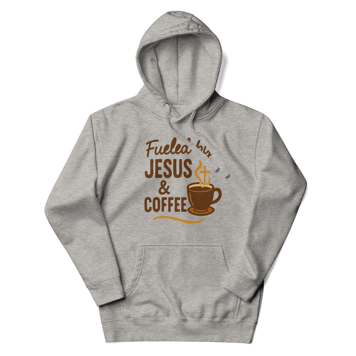 Warm Christian hoodie for coffee lovers and believers