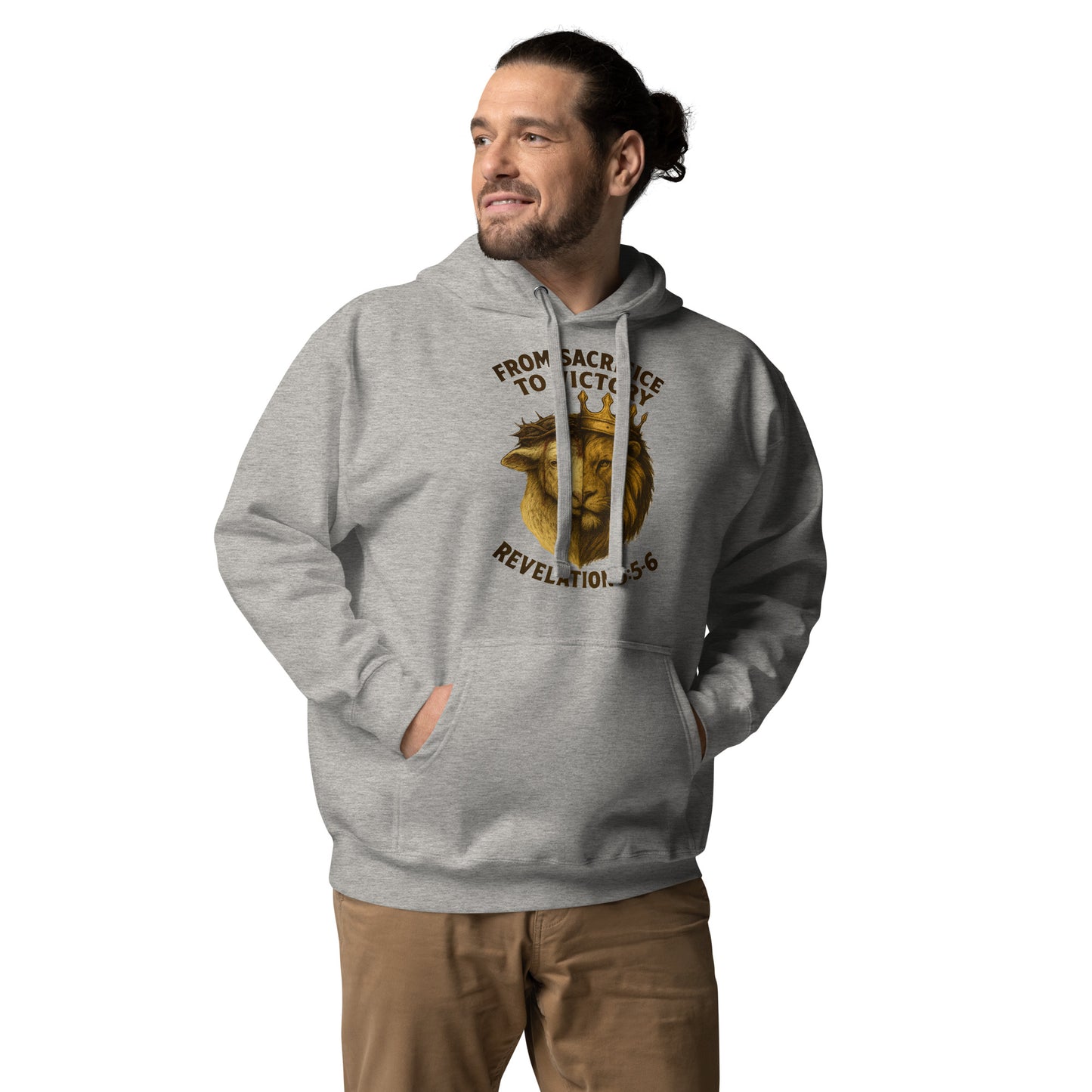 Christian hoodie with gospel message