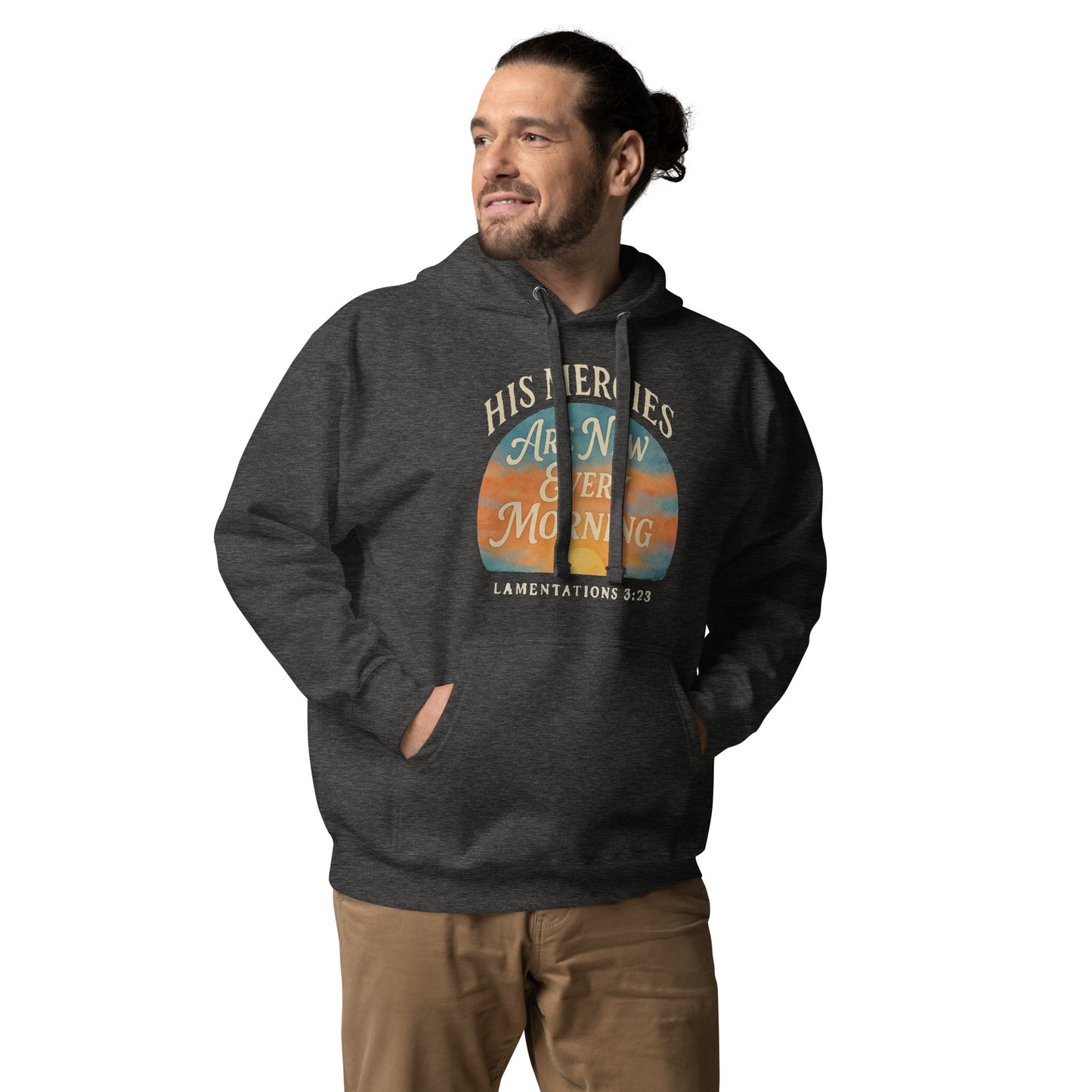 Christian streetwear hoodie with Scripture message