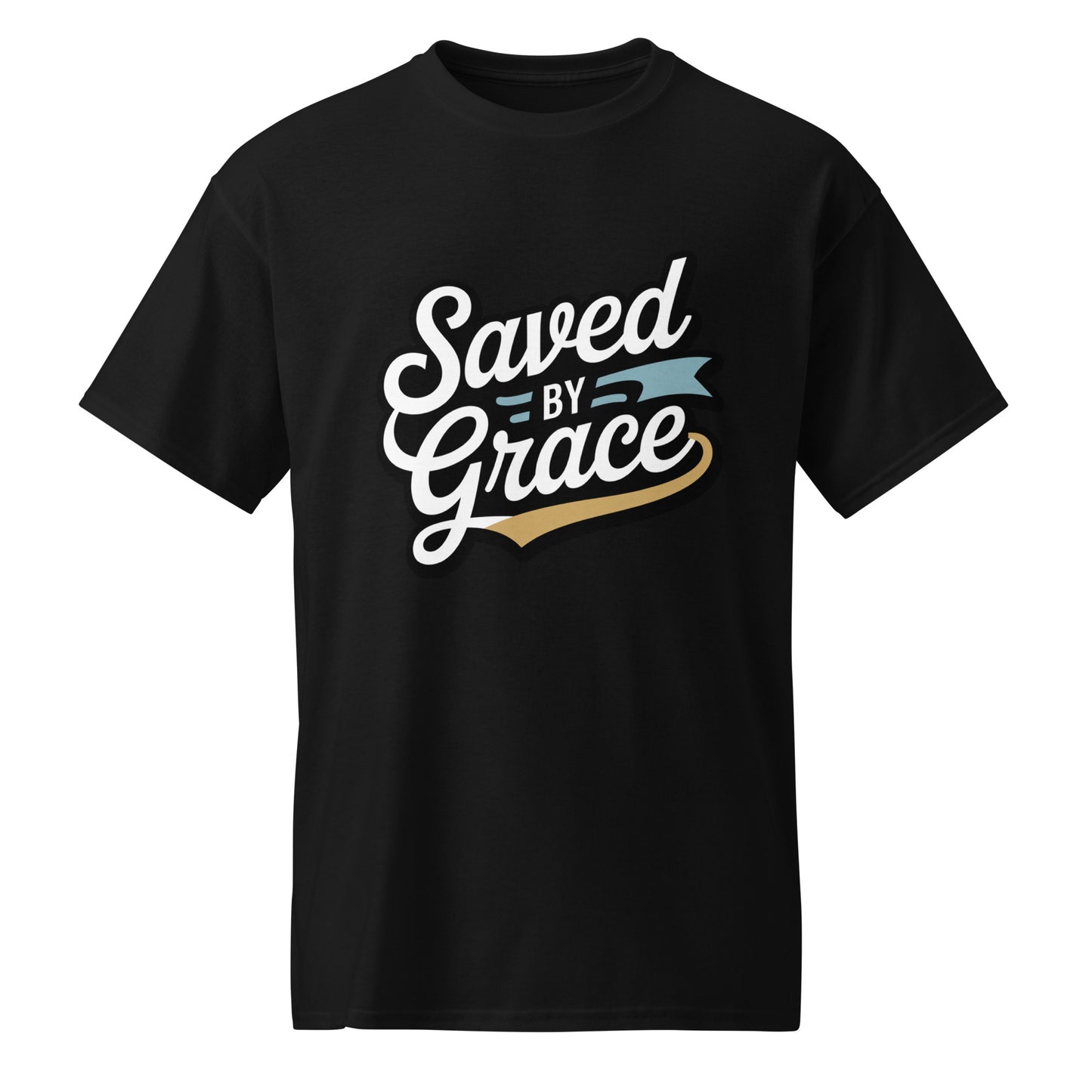 Men’s Christian DryBlend t-shirt Saved by Grace Ephesians 2:8