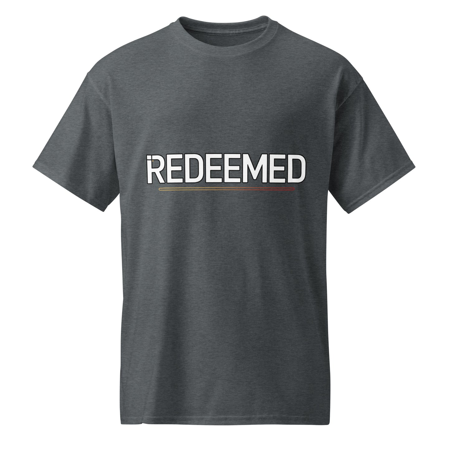 Moisture-wicking Christian shirt for men Redeemed
