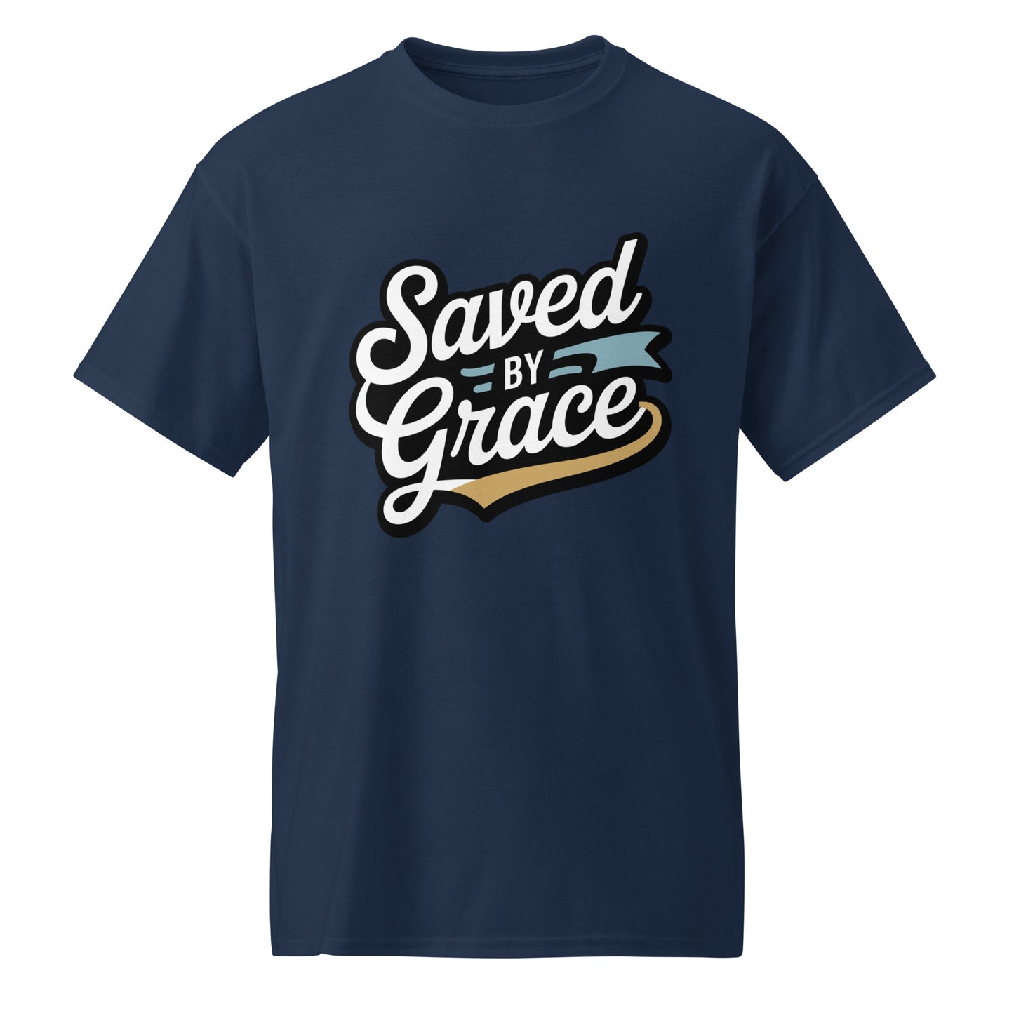 Men’s Christian DryBlend t-shirt Saved by Grace Ephesians 2:8