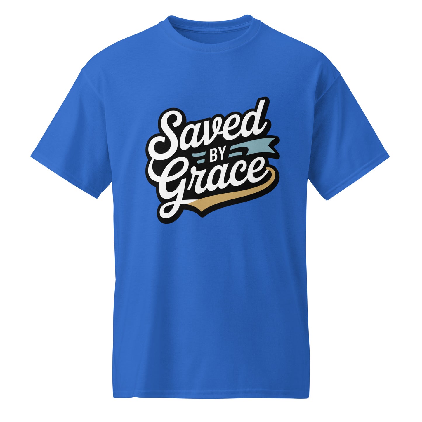 Men’s Christian DryBlend t-shirt Saved by Grace Ephesians 2:8