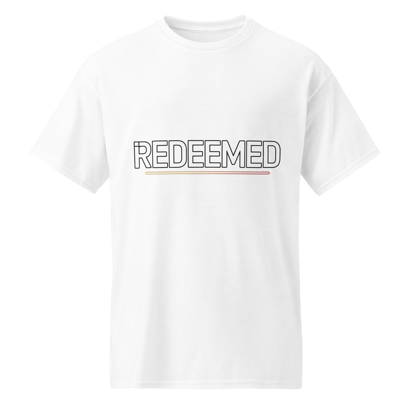 Faith-based activewear Redeemed Christian tee