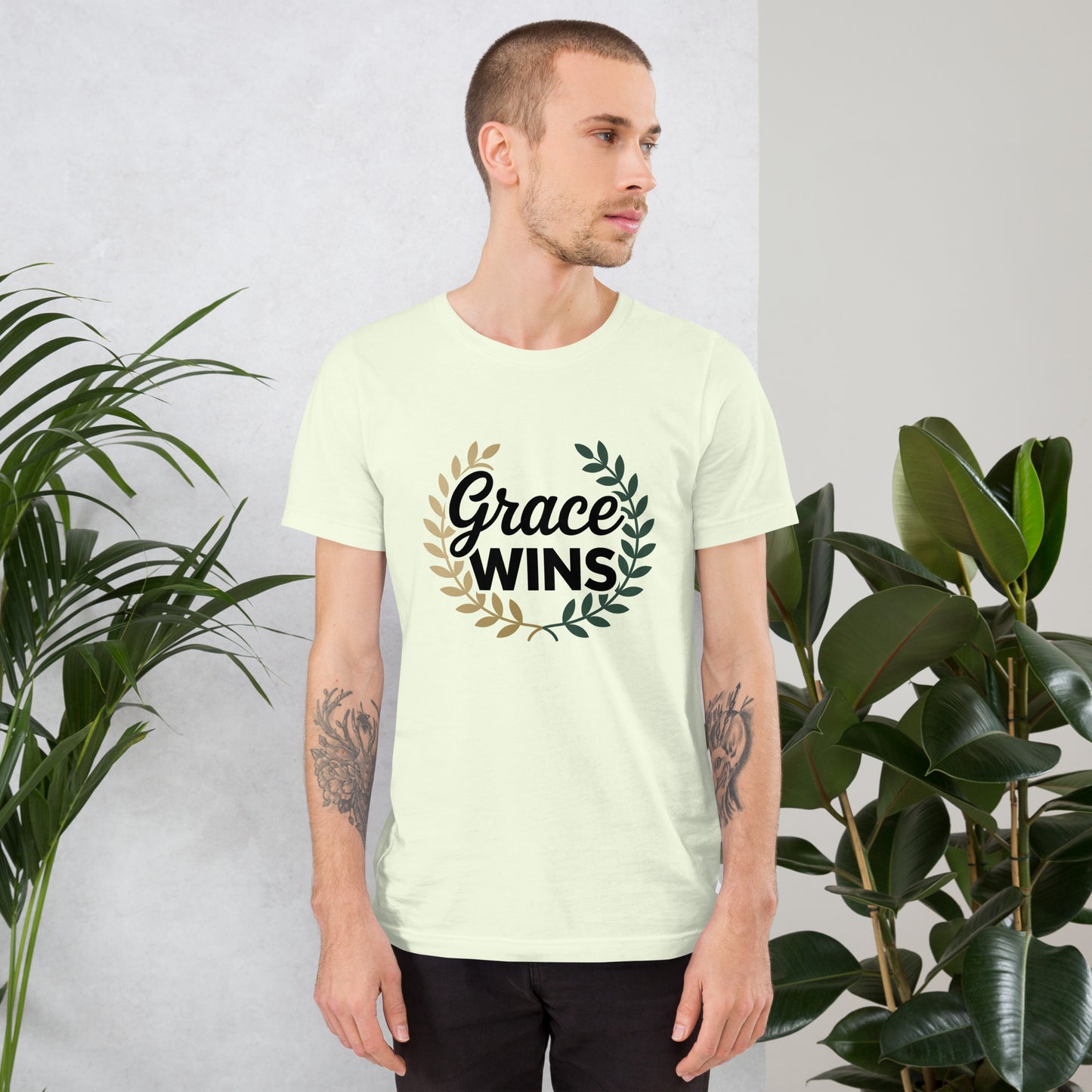 Christian inspirational tee for men