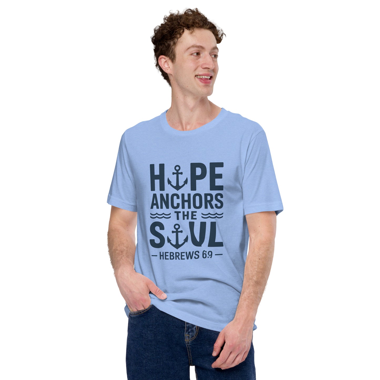 Bible verse shirt for men Hope Anchors the Soul