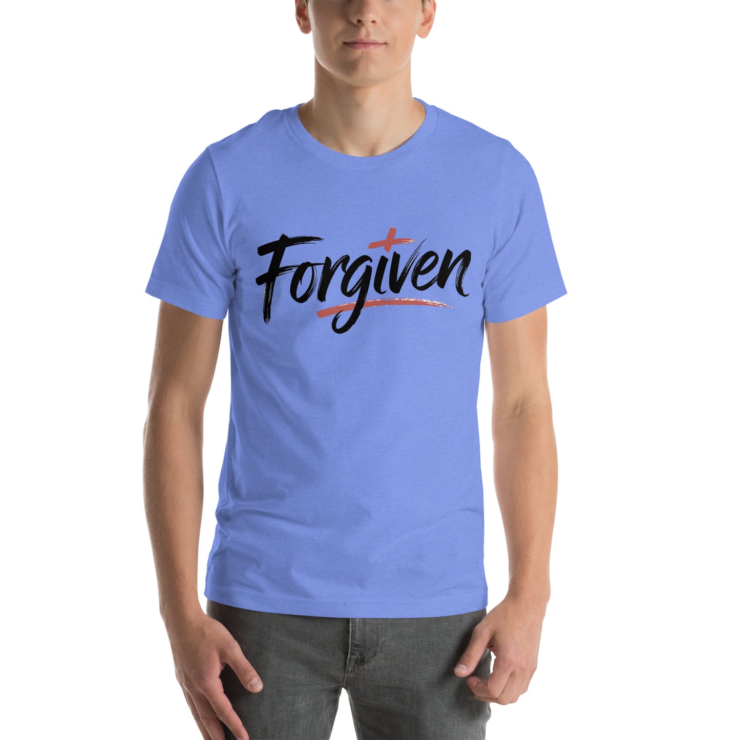 Men’s Christian t-shirt Forgiven design