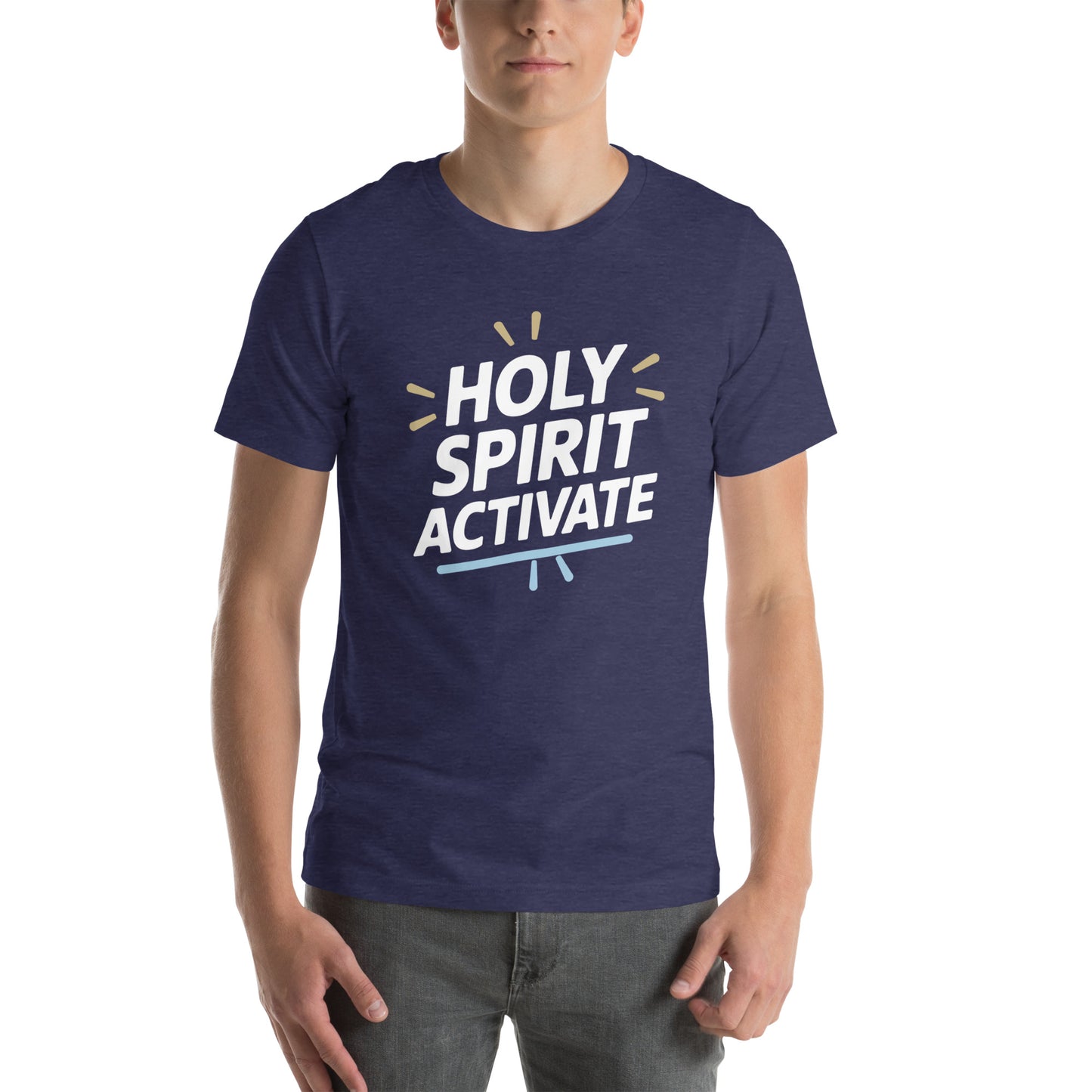 Faith-based shirt for men Holy Spirit inspired