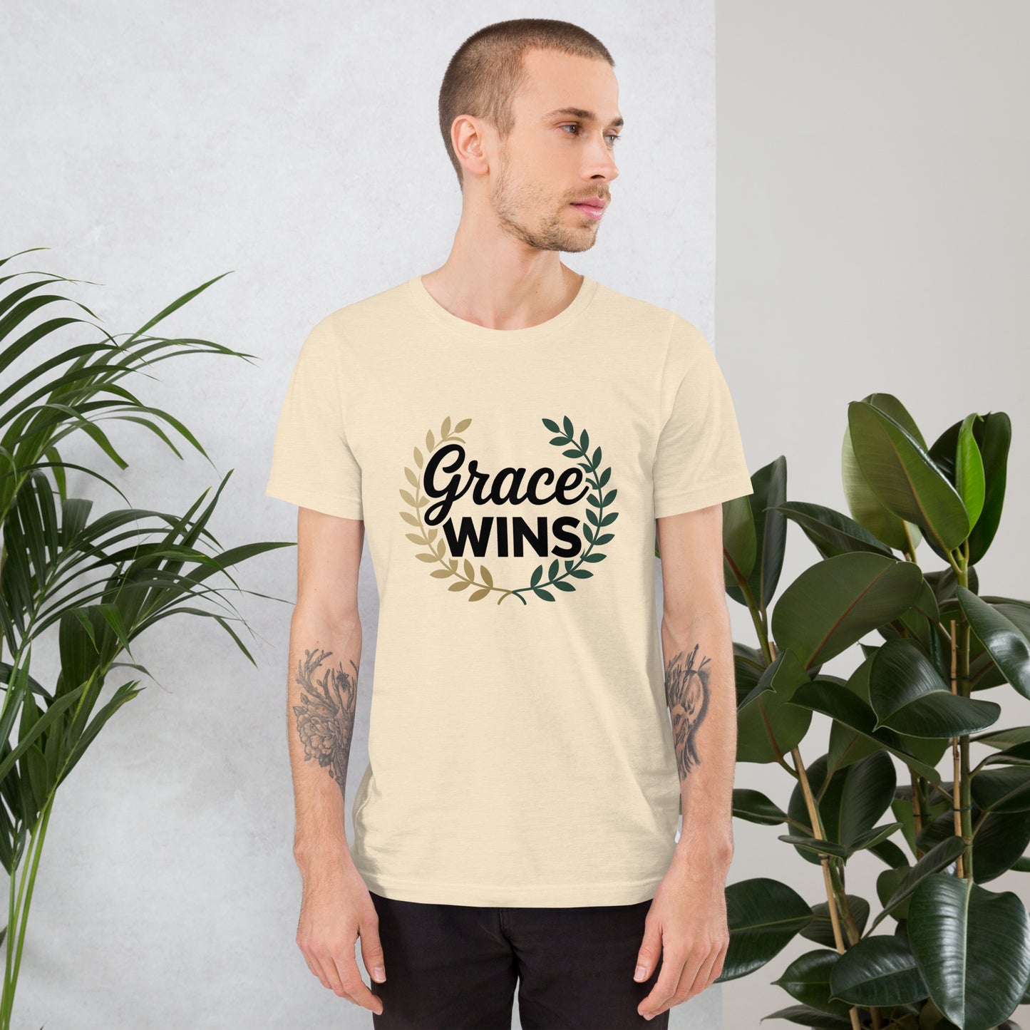 Christian inspirational tee for men