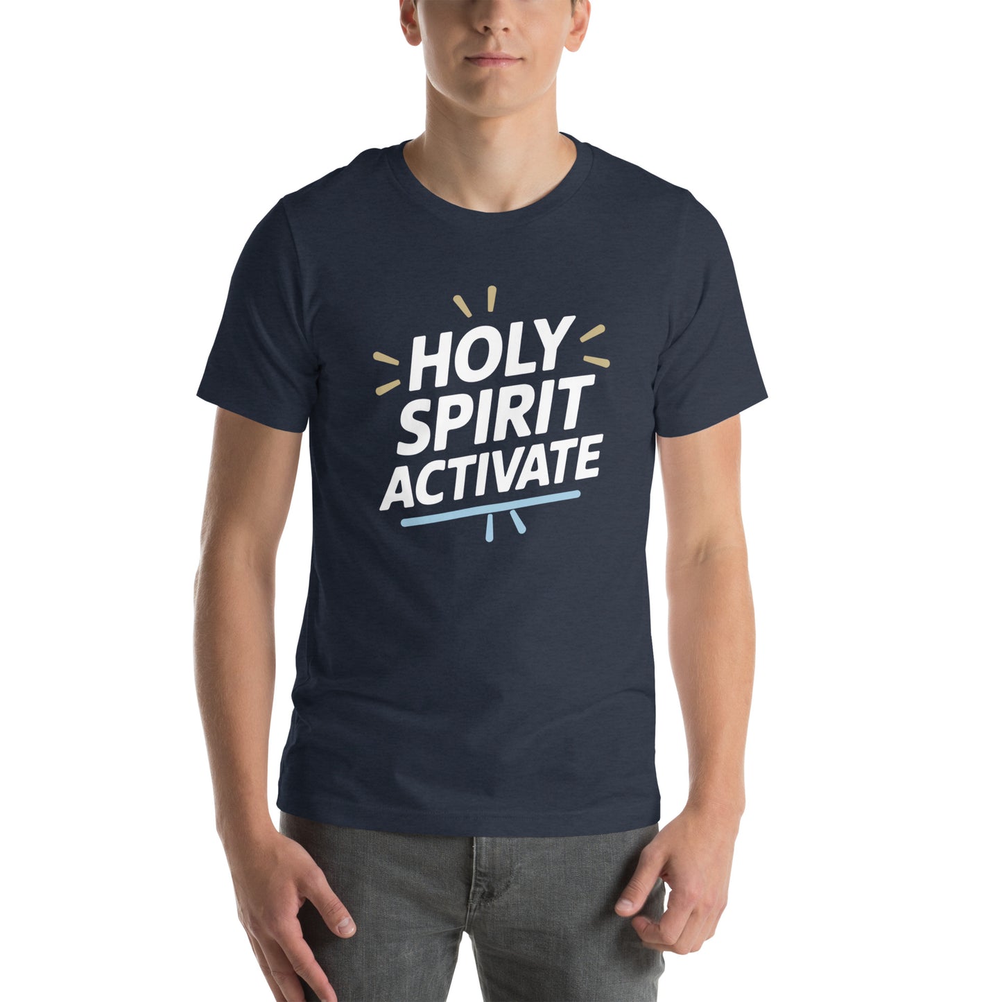 Faith-based shirt for men Holy Spirit inspired