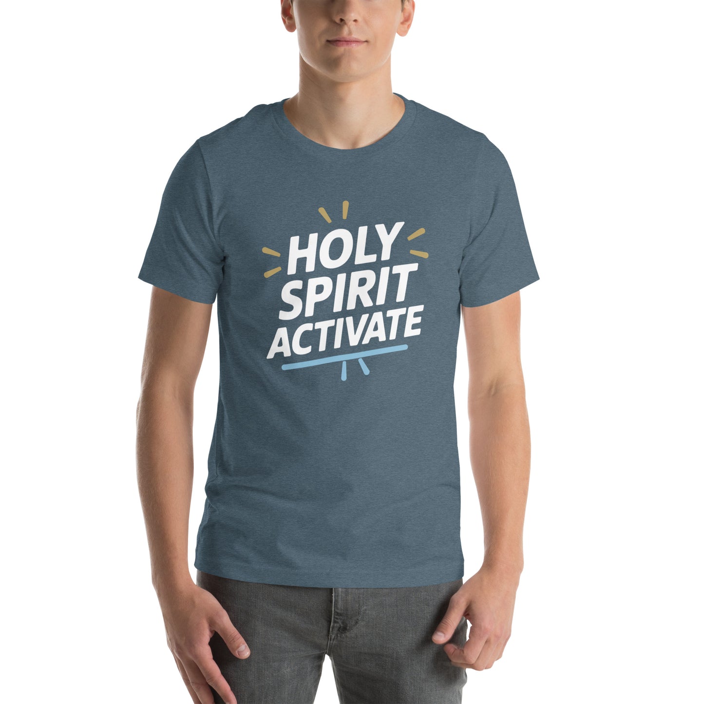 Men’s Christian t-shirt Holy Spirit Activate design